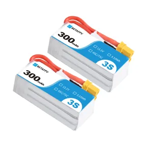 300mAh 3S 45C Lipo Battery R-Version (2PCS)