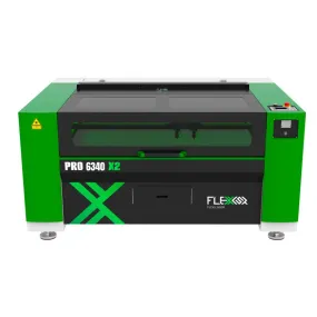 51 x 36, 63 x 40 inches Double 100W to 150W CO2 Tube Cutter & Engraver FlexMax Laser PRO X2 Series