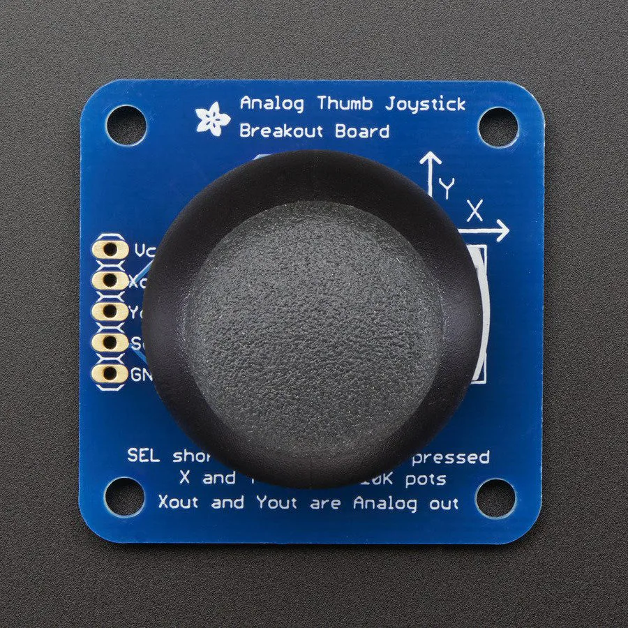 Adafruit Analog 2-axis Thumb Joystick with Select Button