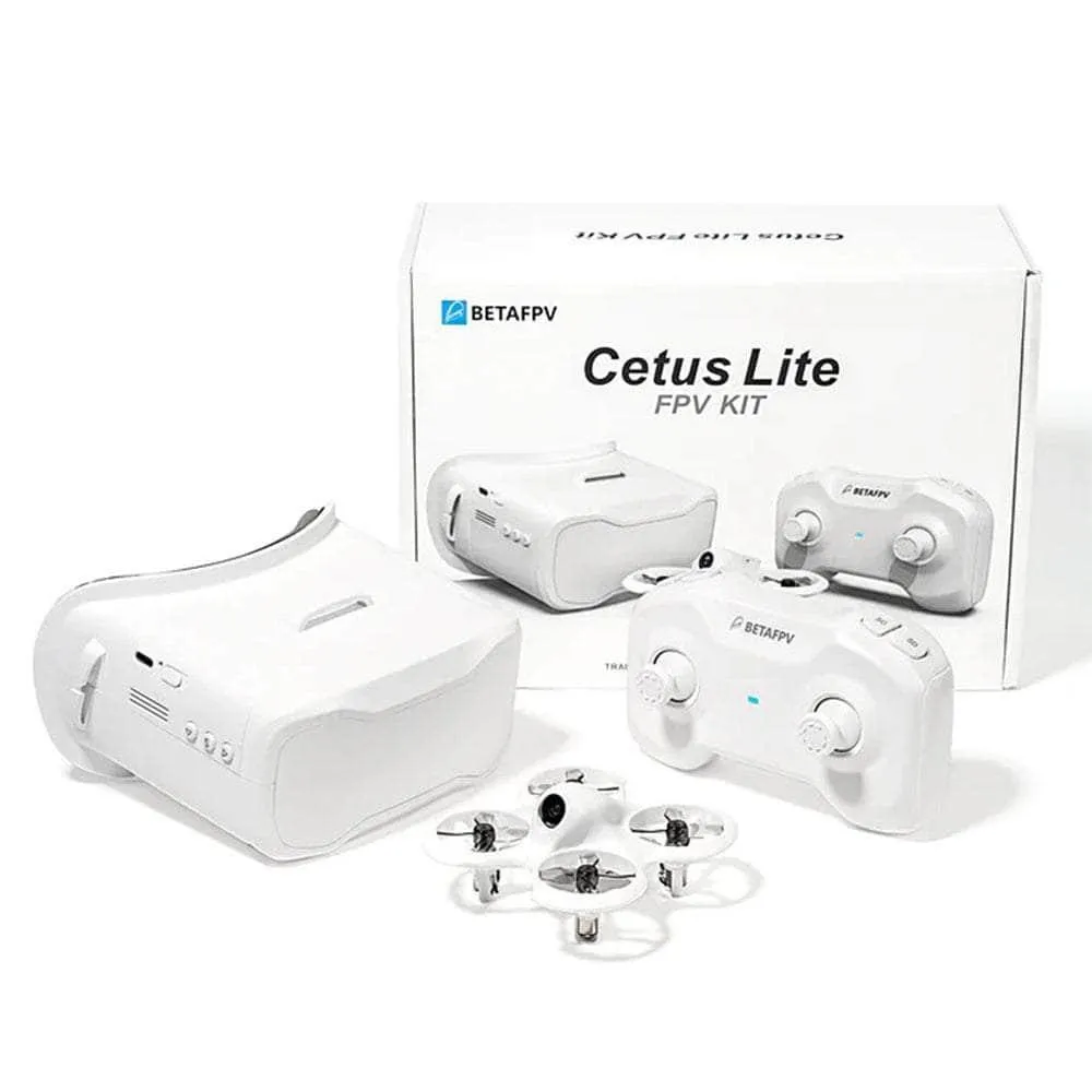 BetaFPV RTF Cetus Lite FPV Analog Kit - Cetus Whoop, Goggles, Transmitter, Batteries & Charger