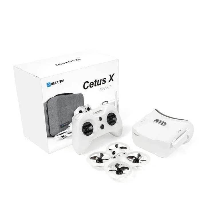 BetaFPV RTF Cetus X FPV Analog Kit - Cetus Whoop, Goggles, Transmitter, Batteries, Charger & Case