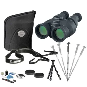 Canon 12x36 is III Image Stabilized Binoculars Advanced Bundle