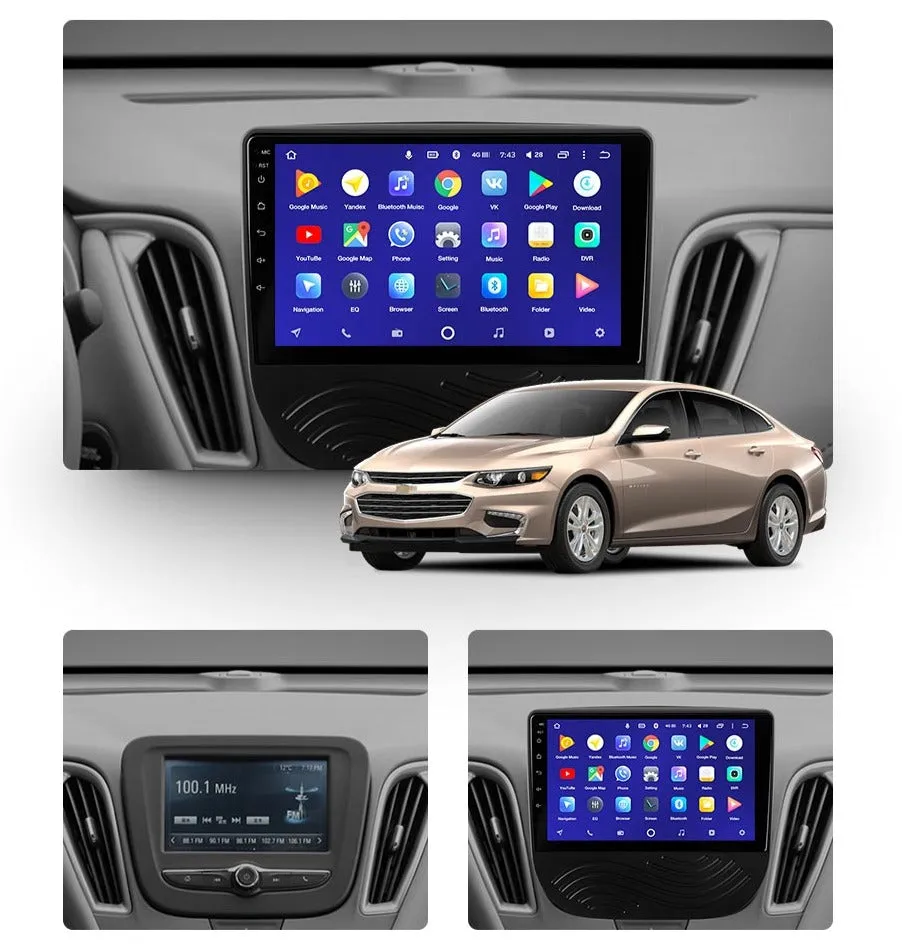 Car Dealz 10.2" Android 10.0 For Chevrolet Holden Malibu 9 2015 - 2020 Head Unit In Dash Plus OEM Fascia