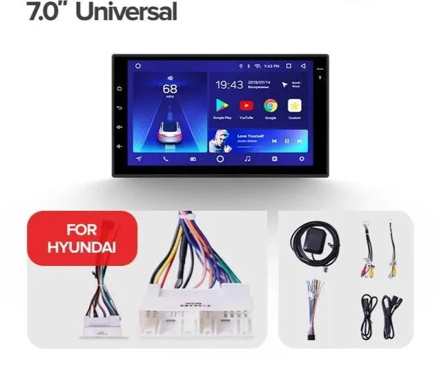 Car Dealz 7" Android 10.0 Universal Stereo Nissan Toyota Hyundai Honda w CAM