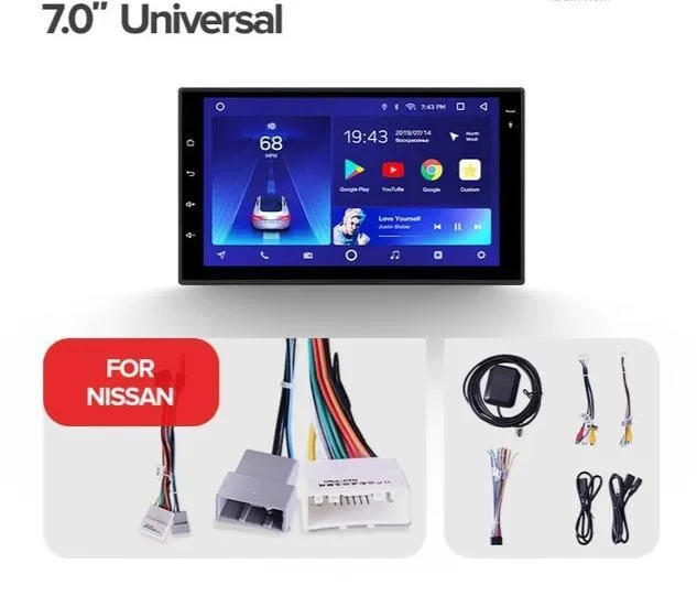 Car Dealz 7" Android 10.0 Universal Stereo Nissan Toyota Hyundai Honda w CAM