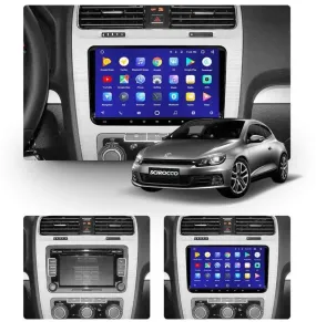 Car Dealz 9" Android 10.0 Volkswagen Scirocco 2008-2015 w CAM In Dash Plus OEM Fascia