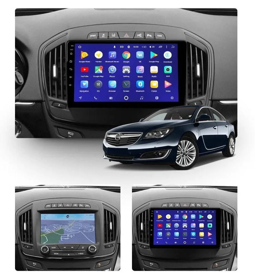 Car Dealz Car Dealz 10.2" Android 10.0 Vauxhall Opel Insignia 1 Buick Regal 2013 - 2017 In Dash Plus OEM Fascia