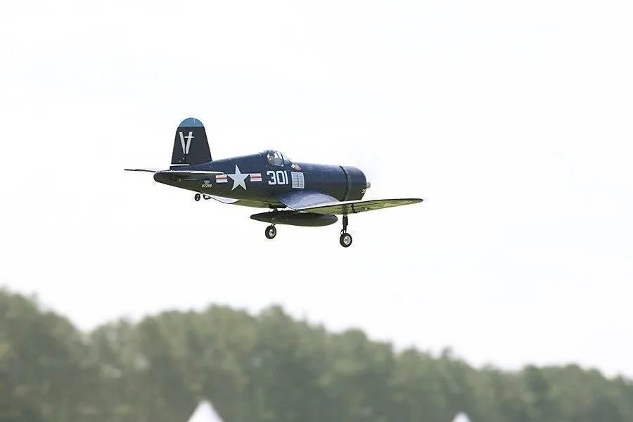 F4U 800mm Corsair Royal Blue (V2) PNP (WITHOUT REFLEX) RC AIRCRAFT