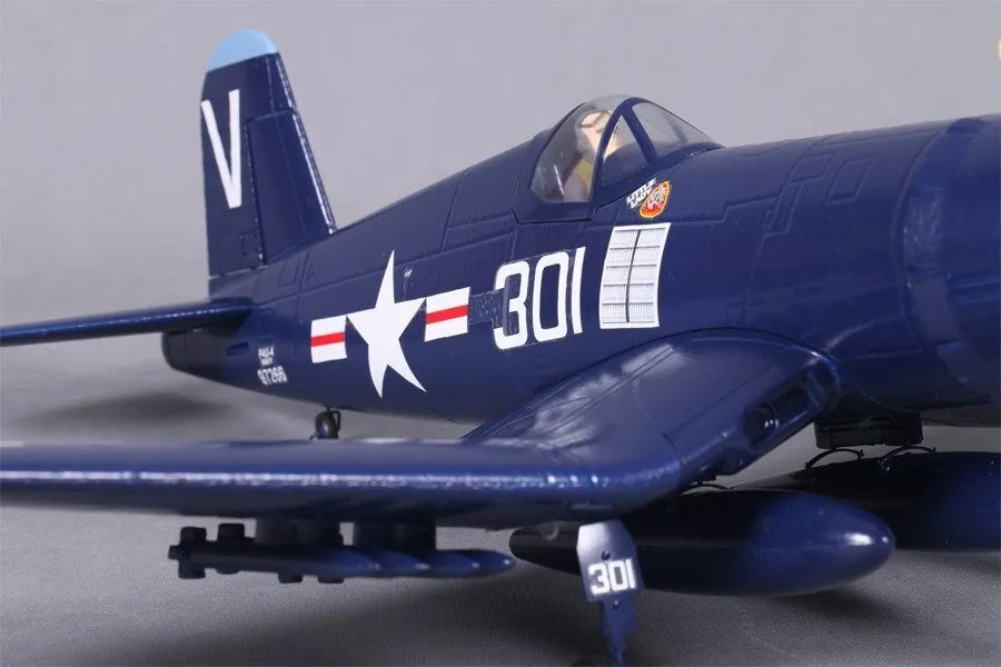 F4U 800mm Corsair Royal Blue (V2) PNP (WITHOUT REFLEX) RC AIRCRAFT