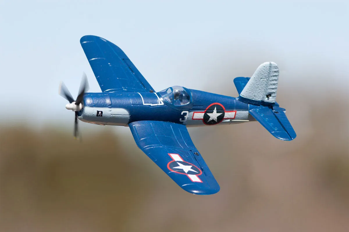 F4U Corsair Jolly Rogers Micro RTF Airplane with PASS