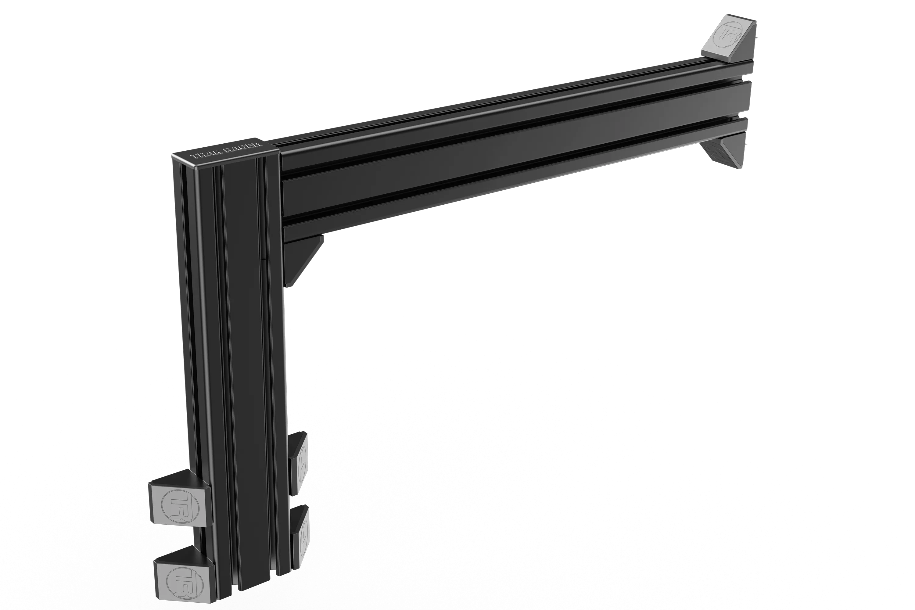 Flight Sim Control Mounts with 2 Side Supports for all Aluminum Cockpits