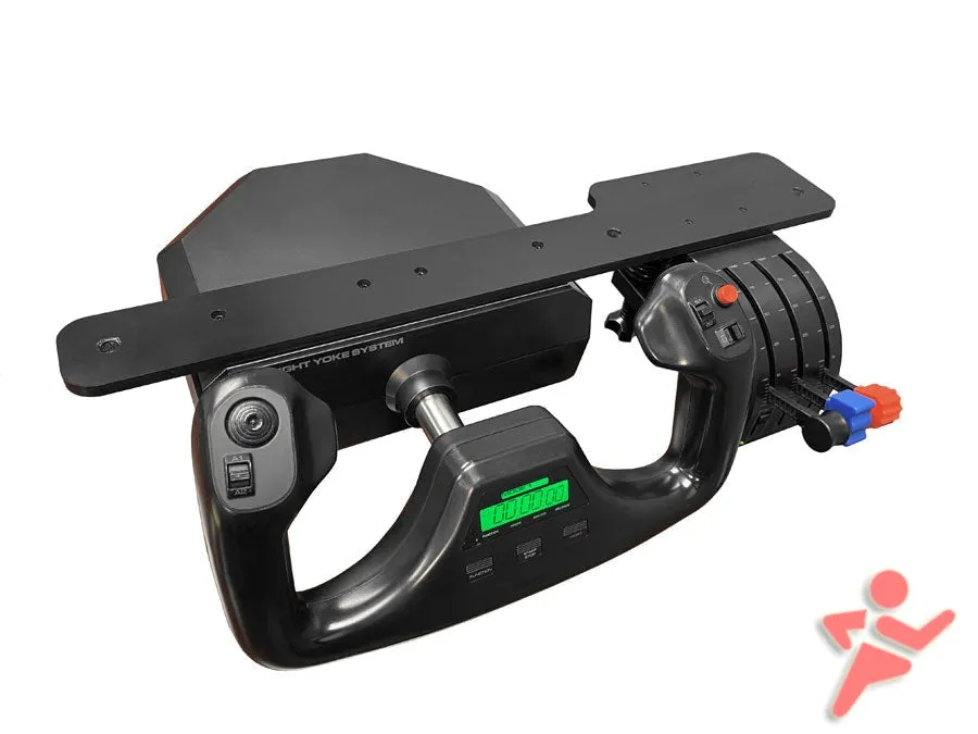 Flight Simulator Under Desk Mount for Yoke and Throttle Mount