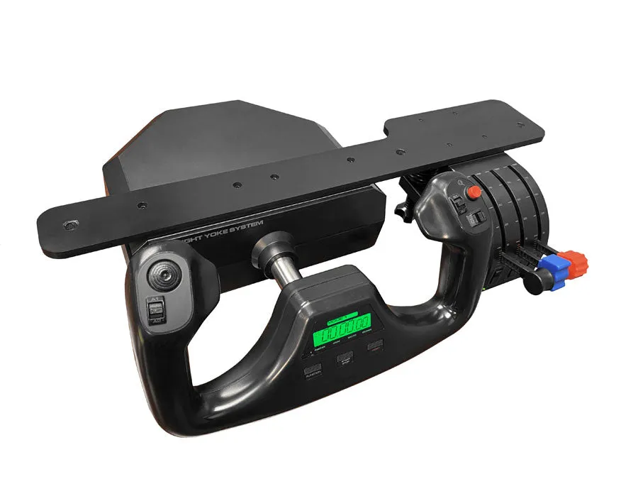 Flight Simulator Under Desk Mount for Yoke and Throttle Mount