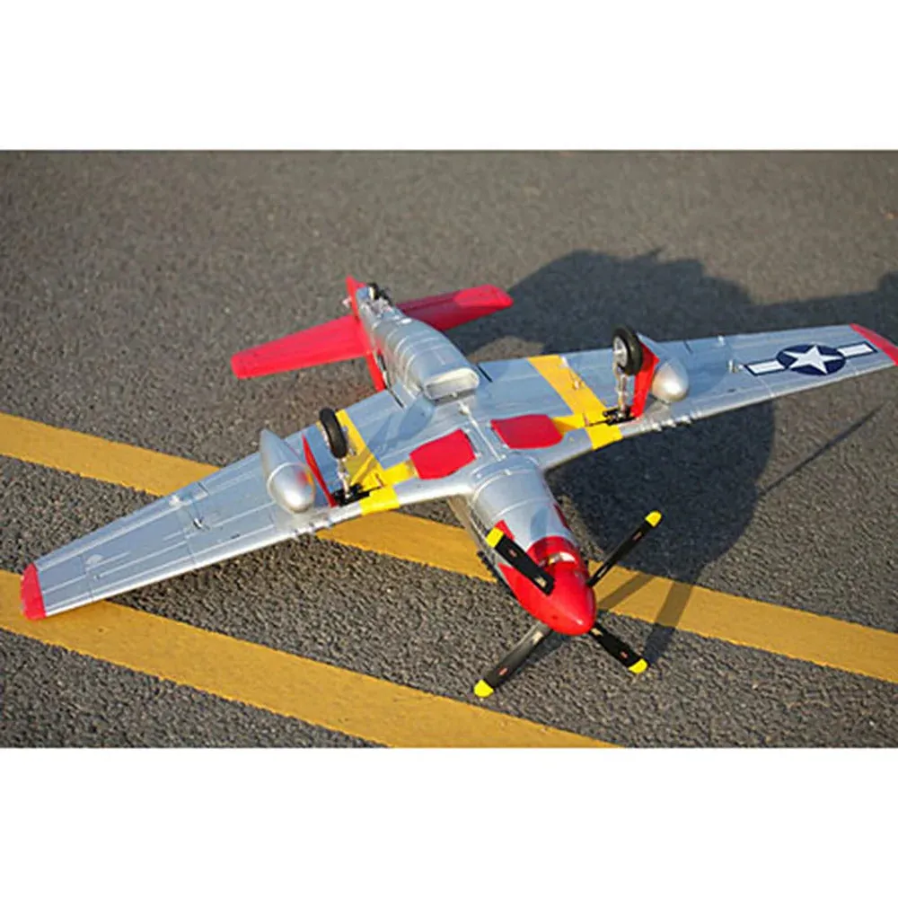 FMS P-51D V8 1400MM RED TAIL PNP RC AIRCRAFT