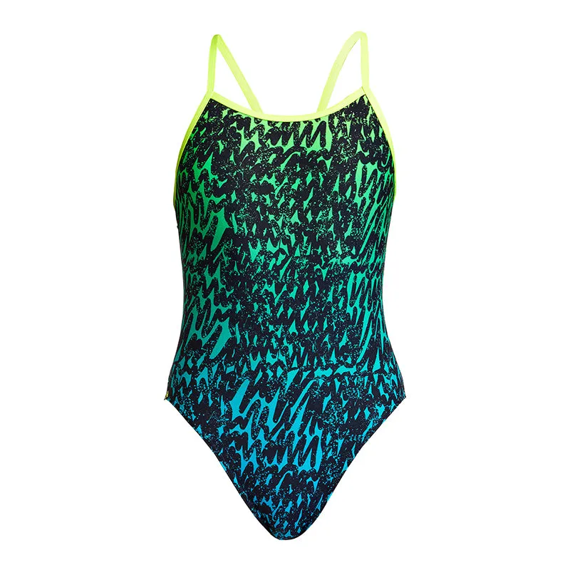 Funkita - Spraying Alive - Girls Single Strap One Piece