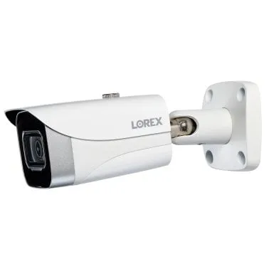 Lorex N84382-8CA8-E Fusion 4K 8.0-MP 8-Camera-Capable 2-TB Wired NVR System, White (with Eight 4K Wired IP Bullet Cameras)