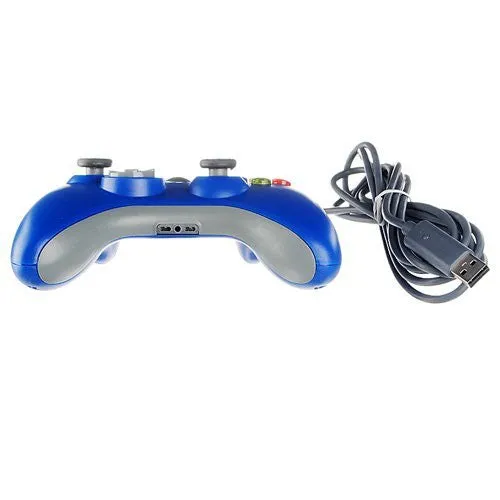 New Wireless Cordless Shock Game Joypad Controller For xBox 360 - Blue