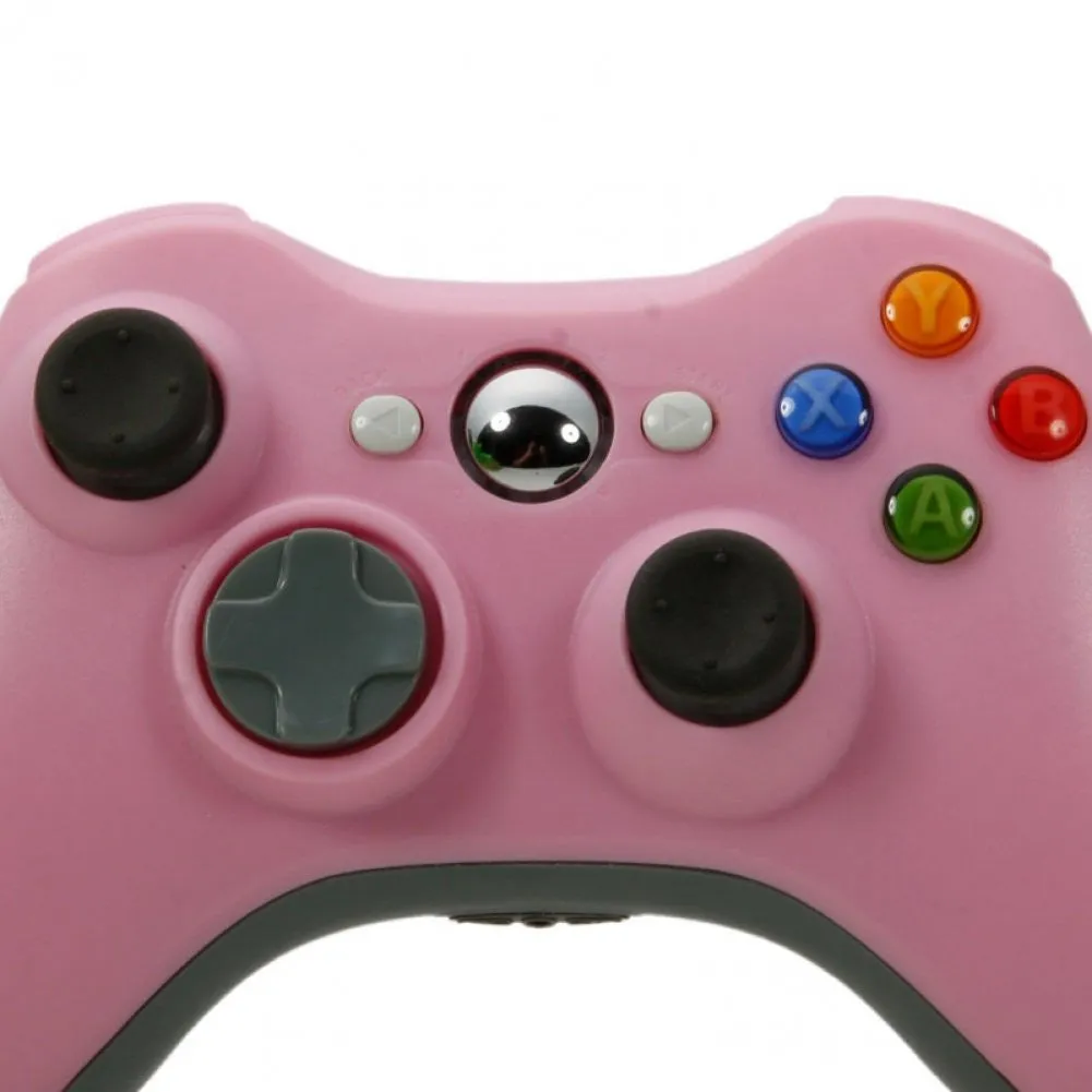 New Wireless Cordless Shock Game Joypad Controller For xBox 360 - Pink