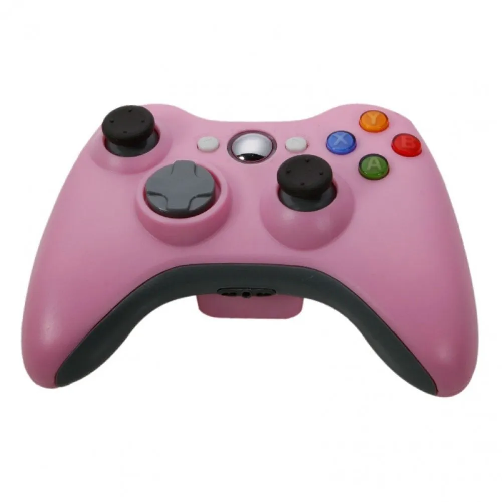 New Wireless Cordless Shock Game Joypad Controller For xBox 360 - Pink