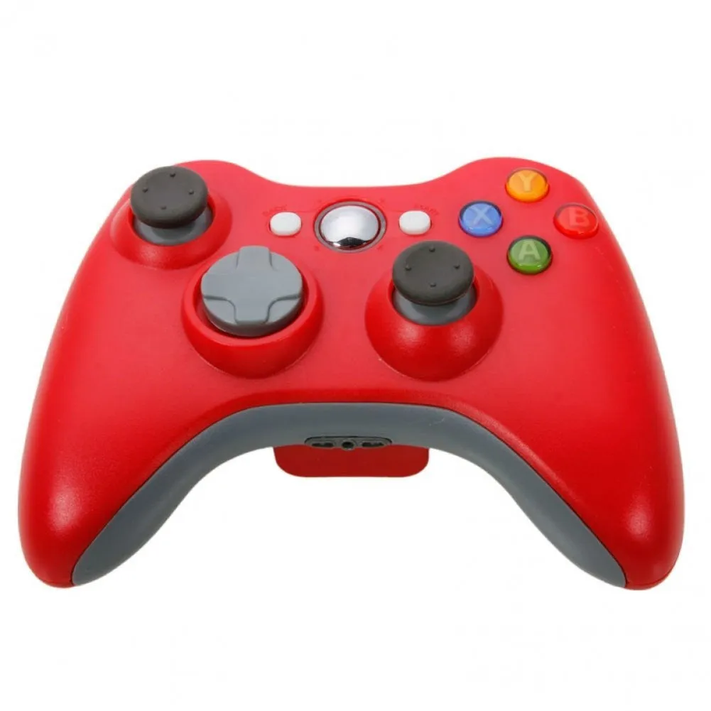 New Wireless Cordless Shock Game Joypad Controller For xBox 360 - Red