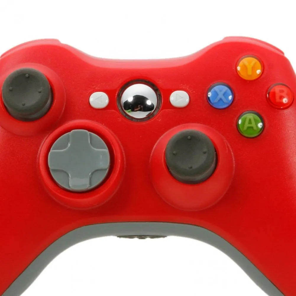 New Wireless Cordless Shock Game Joypad Controller For xBox 360 - Red