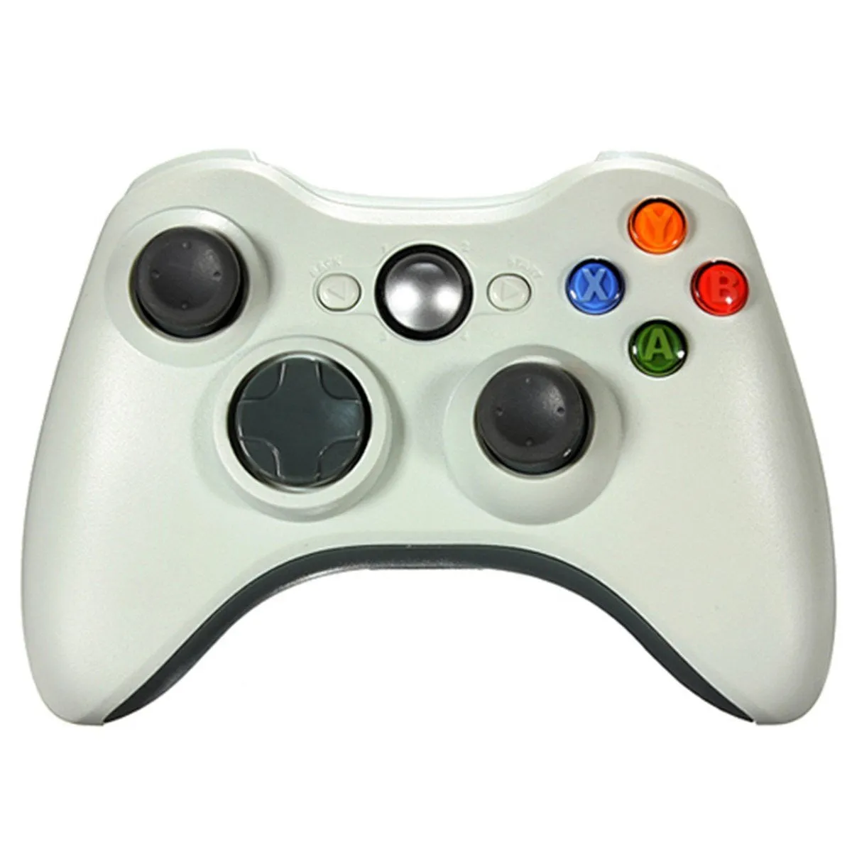 New Wireless Cordless Shock Game Joypad Controller For xBox 360 - White