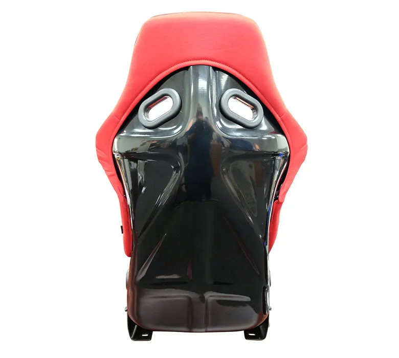 NRG Racing Seats (Large - Black/Red/Blue - Fiberglass Bucket - Fixed Back) FRP-300