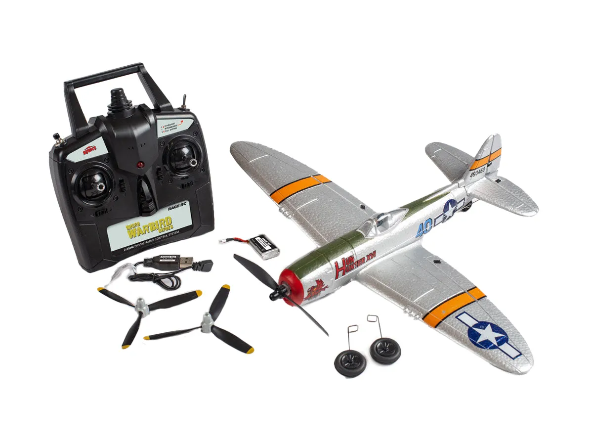 P-47 Thunderbolt Micro RTF Airplane with PASS