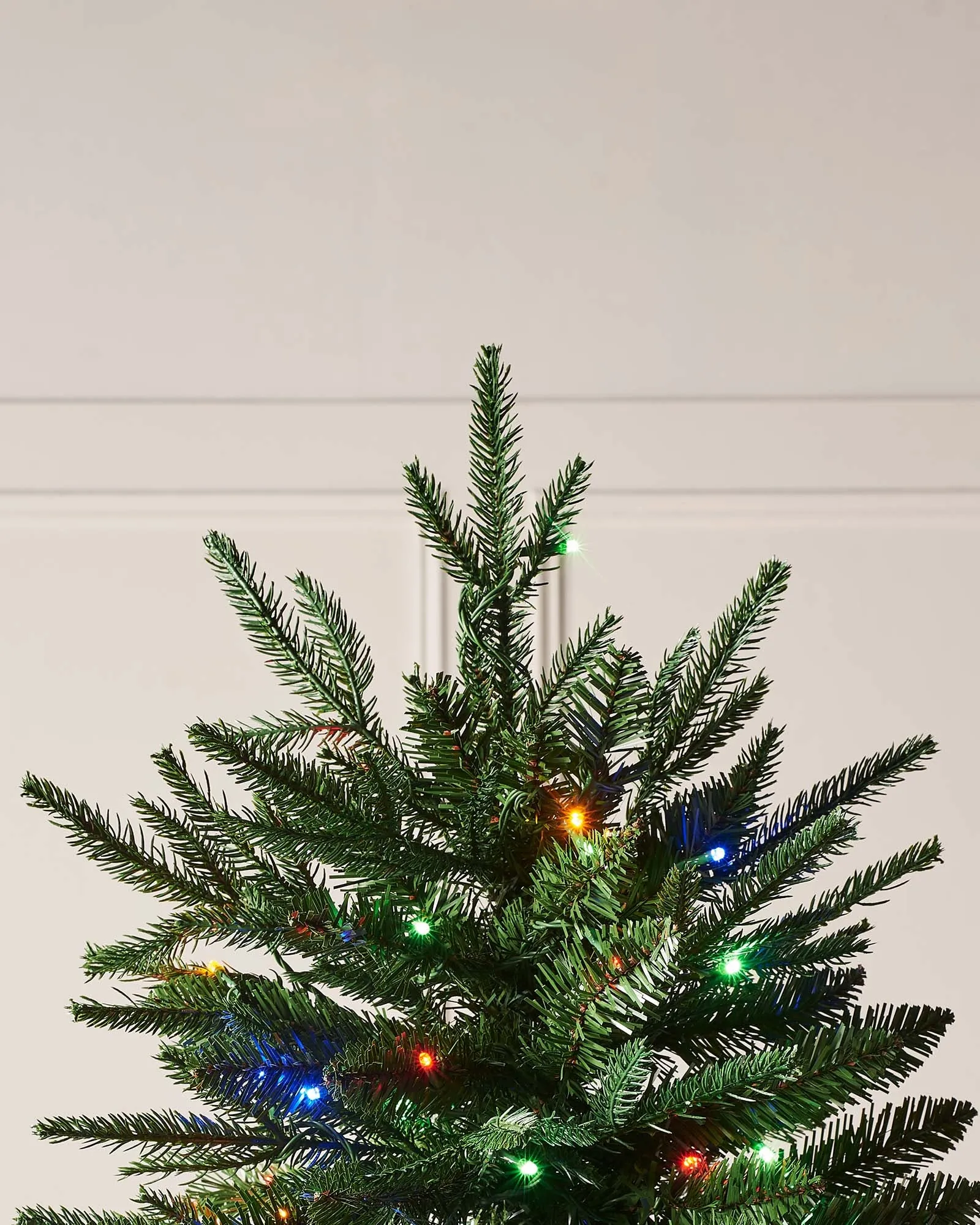 Pre-lit Grand Alaskan Fir Christmas Tree, Multi Colour, 6 ft