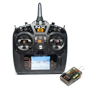 Spektrum NX8 8-Channel DSMX Transmitter with AR8020T Telemetry Receiver SPM8200