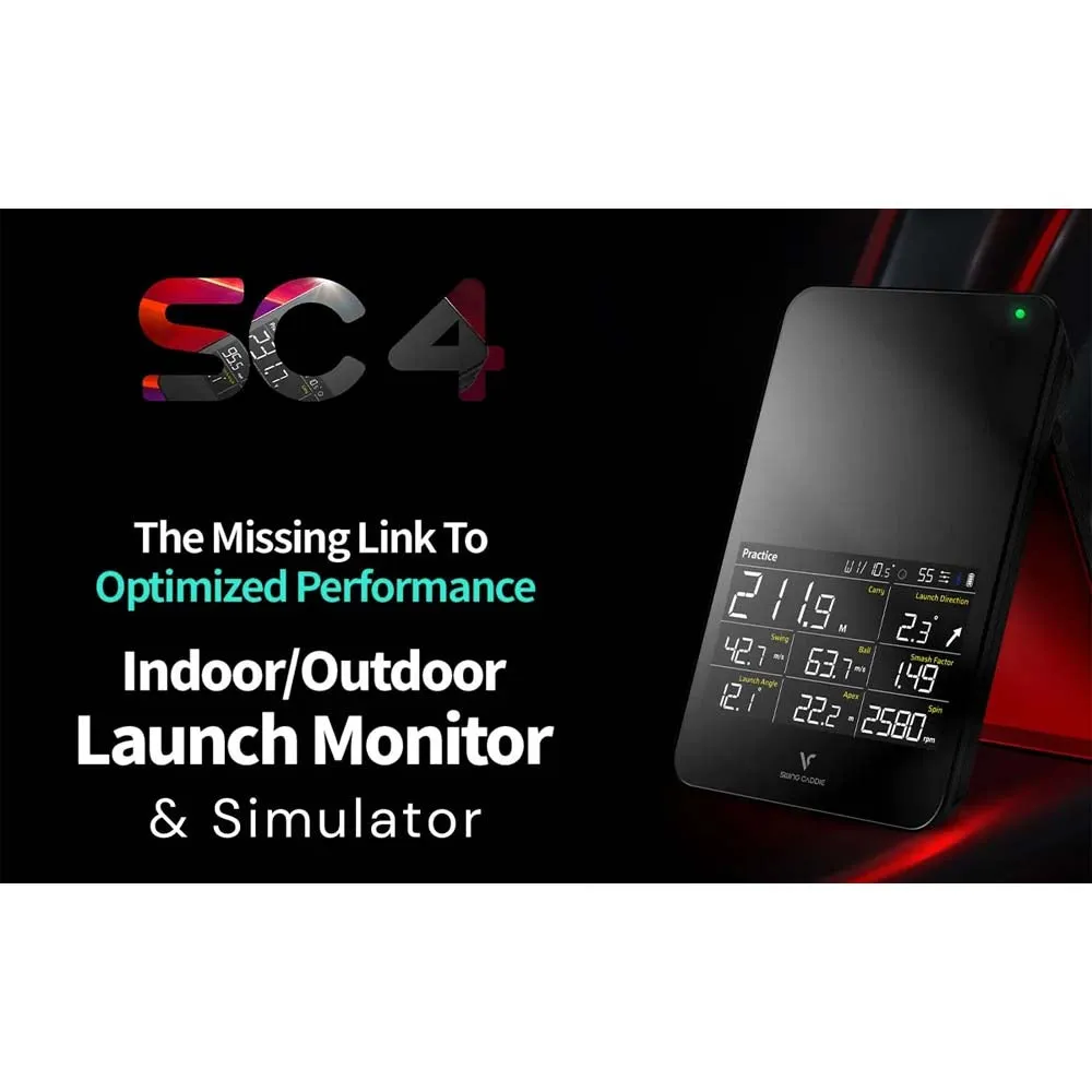 Swing Caddie Golf SC4 Golf Simulator   Launch Monitor