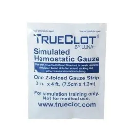 TrueClot® Simulated Blood Clotting Z-Folded Gauze