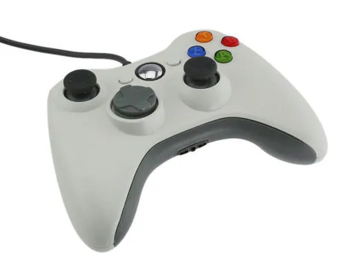 Wired Xbox 360 USB Game Pad Joysticks Controller For xBox 360 or PC White